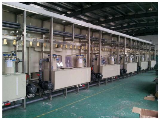 VCP電鍍生產(chǎn)現(xiàn)場